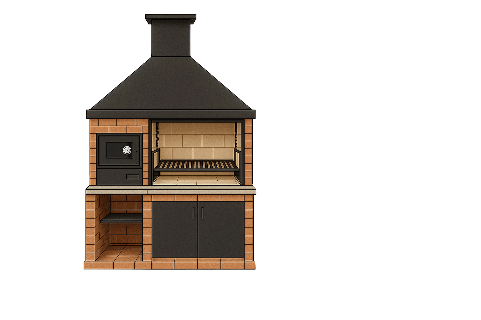 Barbacoa de obra personalizable 0