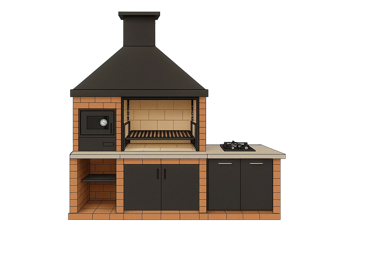 Barbacoa de obra personalizable 1